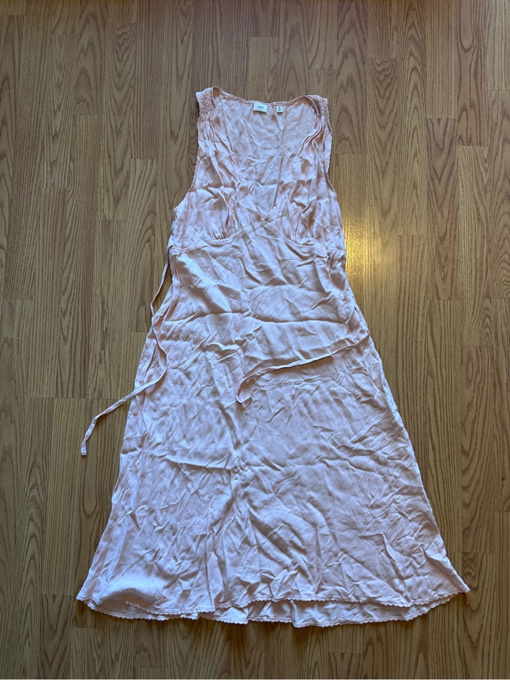 Light Pink Women's Linen Dress